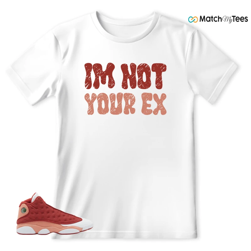 NIKE AIR JORDAN 13 DUNE RED SNEAKER Matching Tees t-shirt