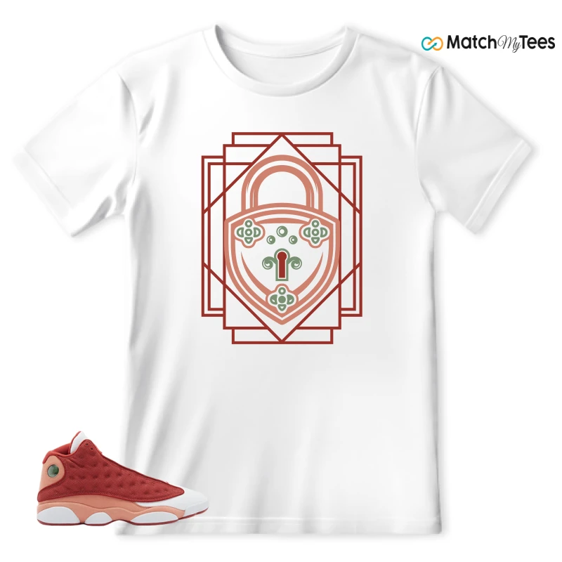 NIKE AIR JORDAN 13 DUNE RED SNEAKER Matching Tees t-shirt