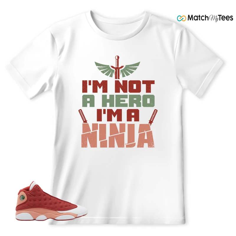 NIKE AIR JORDAN 13 DUNE RED SNEAKER Matching Tees t-shirt