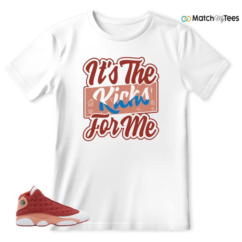 NIKE AIR JORDAN 13 DUNE RED SNEAKER Matching Tees t-shirt