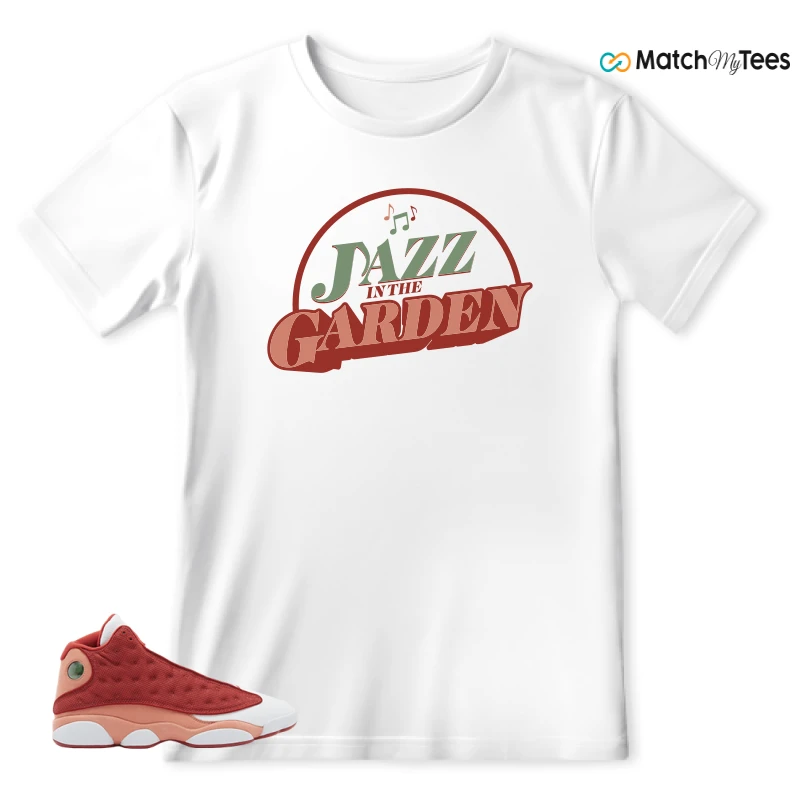 NIKE AIR JORDAN 13 DUNE RED SNEAKER Matching Tees t-shirt