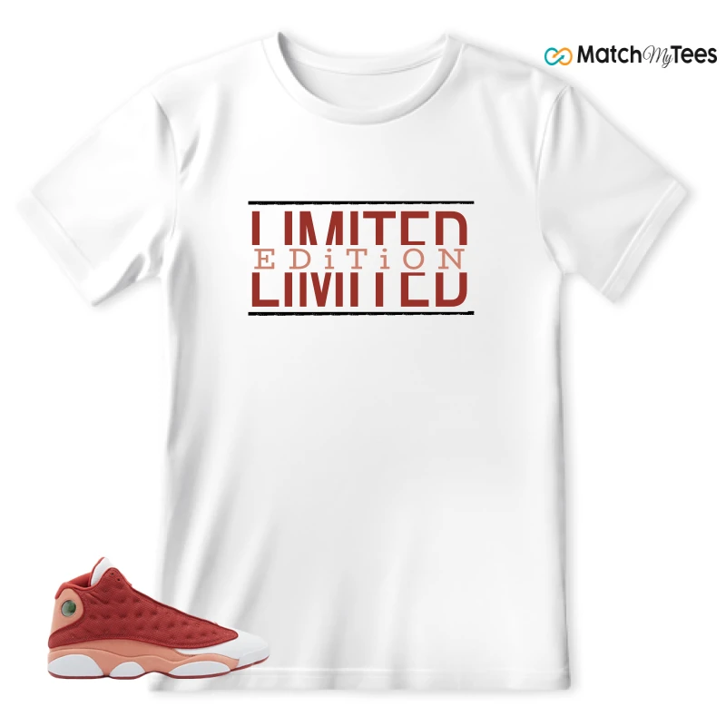 NIKE AIR JORDAN 13 DUNE RED SNEAKER Matching Tees t-shirt