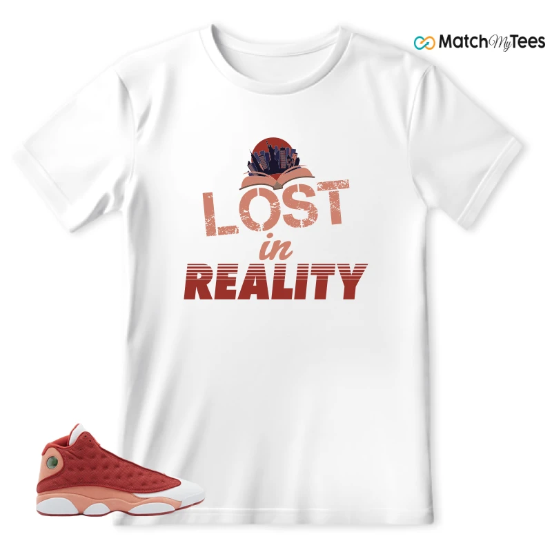NIKE AIR JORDAN 13 DUNE RED SNEAKER Matching Tees t-shirt