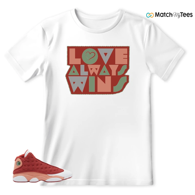 NIKE AIR JORDAN 13 DUNE RED SNEAKER Matching Tees t-shirt