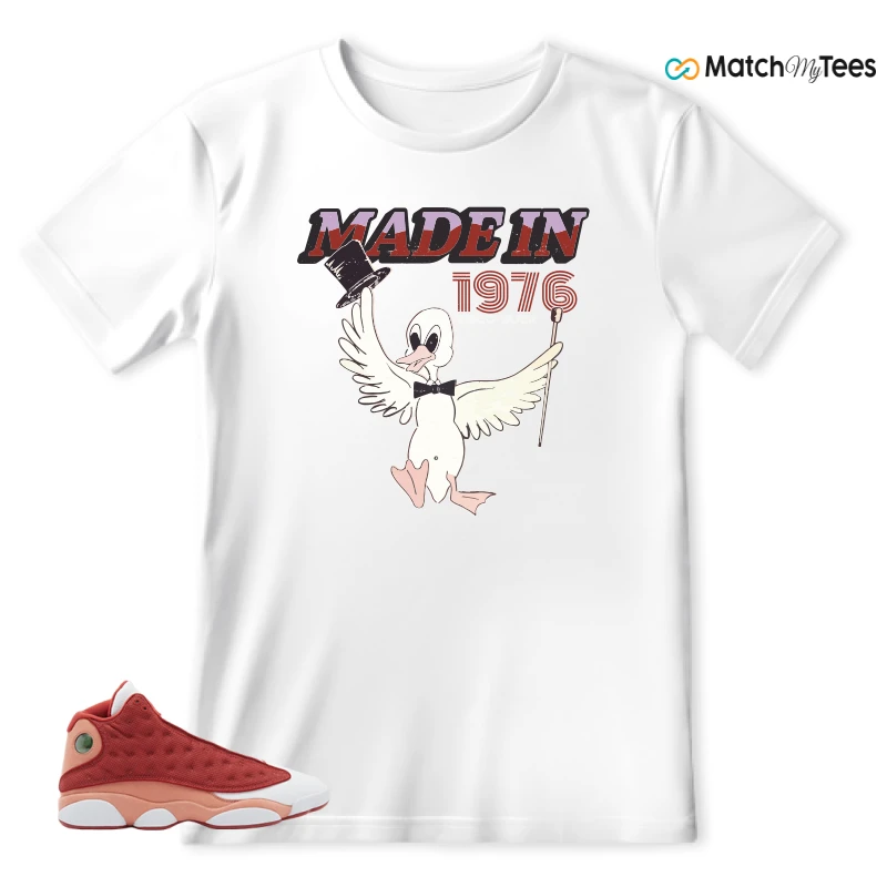 NIKE AIR JORDAN 13 DUNE RED SNEAKER Matching Tees t-shirt