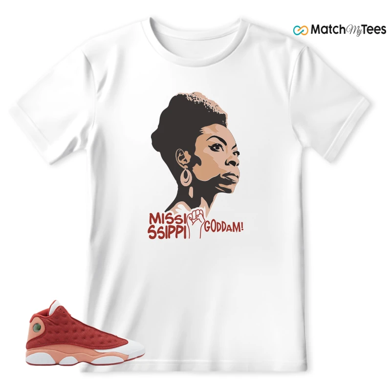 NIKE AIR JORDAN 13 DUNE RED SNEAKER Matching Tees t-shirt
