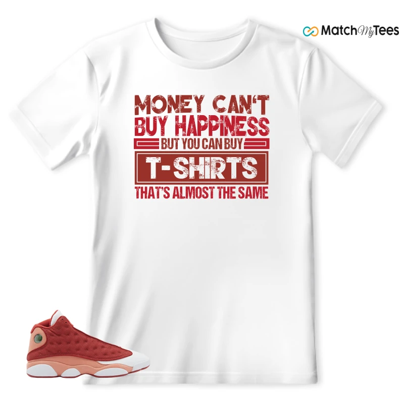 NIKE AIR JORDAN 13 DUNE RED SNEAKER Matching Tees t-shirt