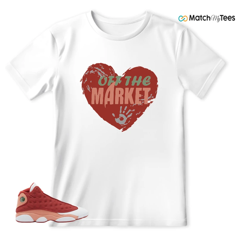 NIKE AIR JORDAN 13 DUNE RED SNEAKER Matching Tees t-shirt