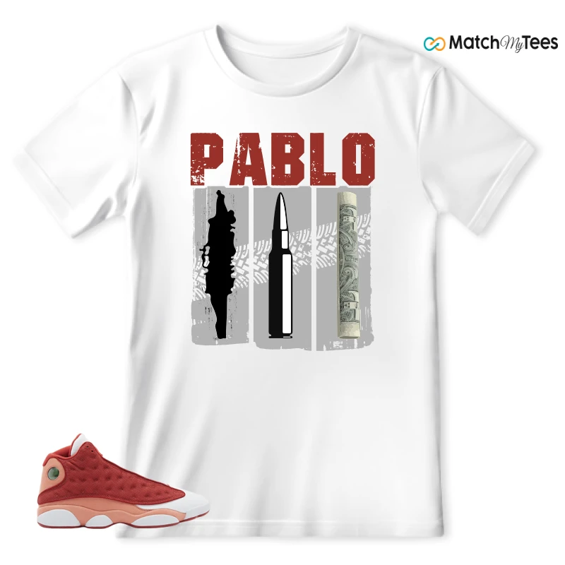 NIKE AIR JORDAN 13 DUNE RED SNEAKER Matching Tees t-shirt