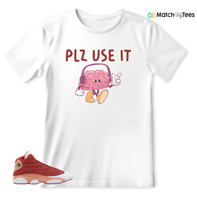 NIKE AIR JORDAN 13 DUNE RED SNEAKER Matching Tees T-shirt for Men