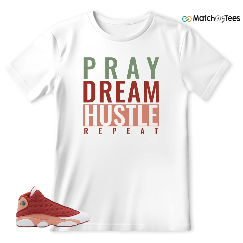 NIKE AIR JORDAN 13 DUNE RED SNEAKER Matching Tees t-shirt