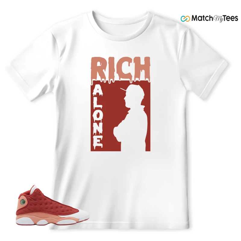 NIKE AIR JORDAN 13 DUNE RED SNEAKER Matching Tees t-shirt