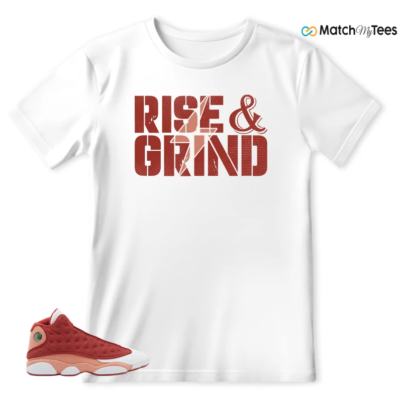 NIKE AIR JORDAN 13 DUNE RED SNEAKER Matching Tees T-shirt for Men
