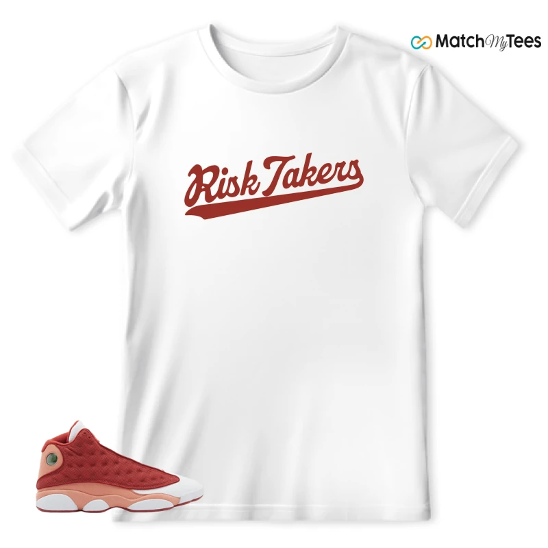 NIKE AIR JORDAN 13 DUNE RED SNEAKER Matching Tees t-shirt