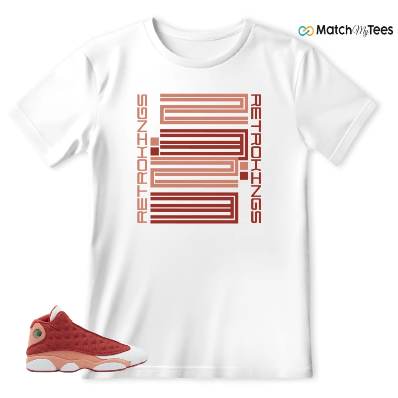 NIKE AIR JORDAN 13 DUNE RED SNEAKER Matching Tees t-shirt