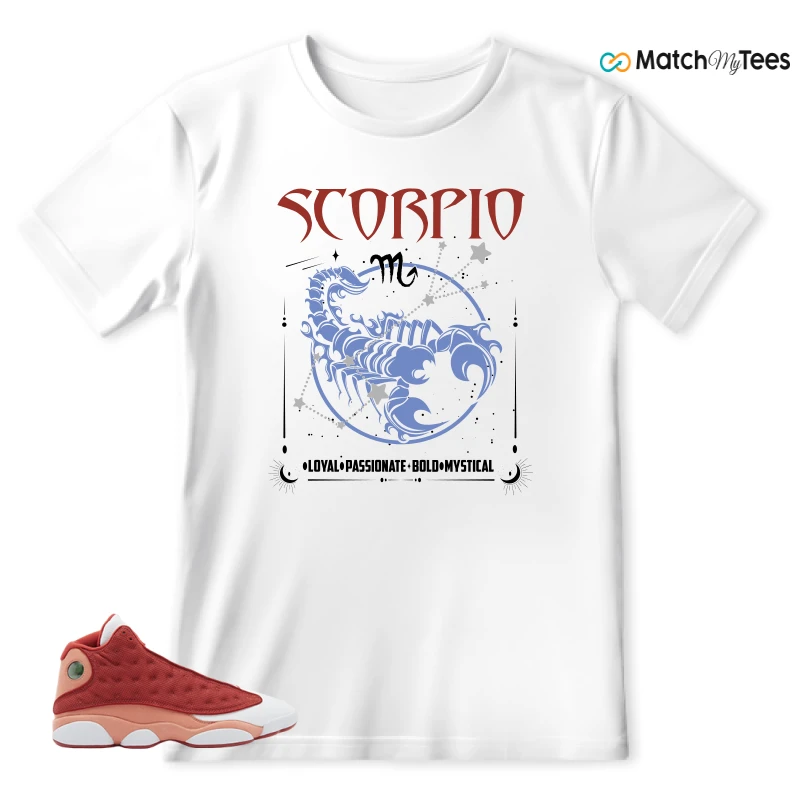 NIKE AIR JORDAN 13 DUNE RED SNEAKER Matching Tees t-shirt