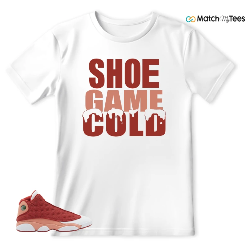 NIKE AIR JORDAN 13 DUNE RED SNEAKER Matching Tees t-shirt