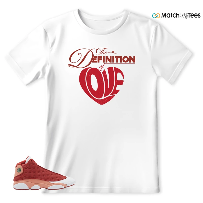 NIKE AIR JORDAN 13 DUNE RED SNEAKER Matching Tees t-shirt