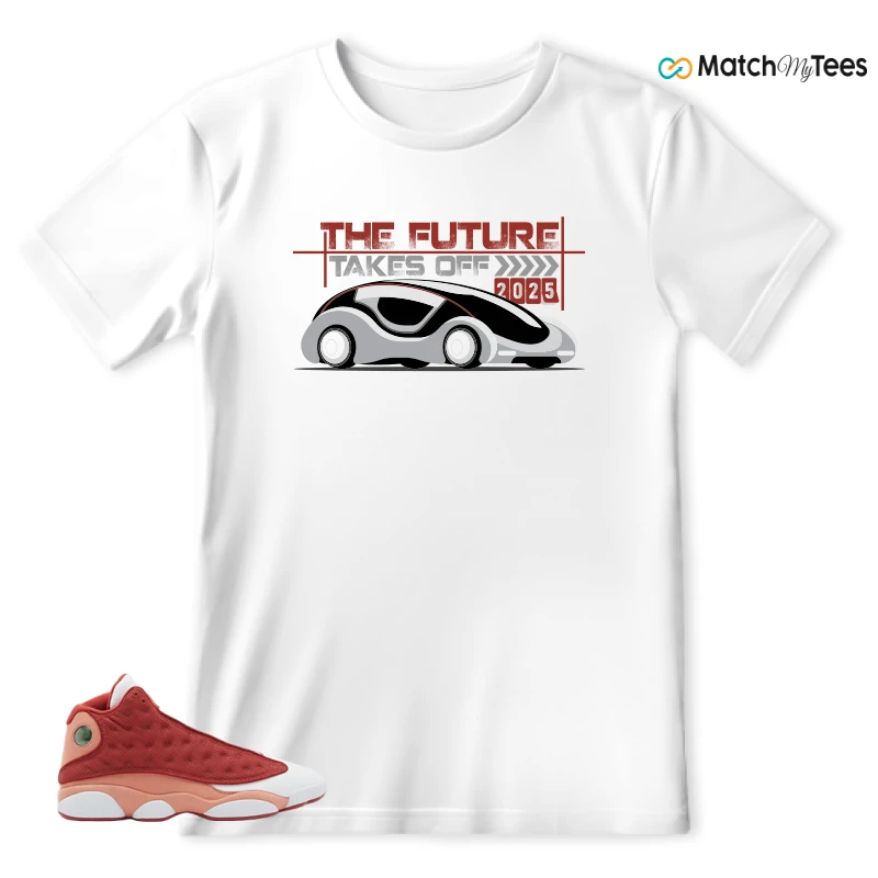 NIKE AIR JORDAN 13 DUNE RED SNEAKER Matching Tees t-shirt