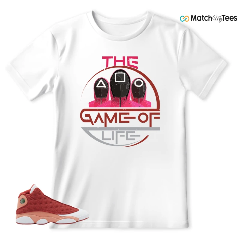 NIKE AIR JORDAN 13 DUNE RED SNEAKER Matching Tees t-shirt