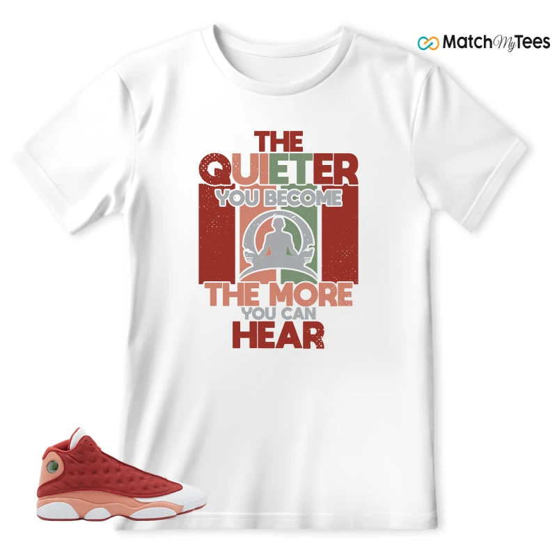 NIKE AIR JORDAN 13 DUNE RED SNEAKER Matching Tees t-shirt