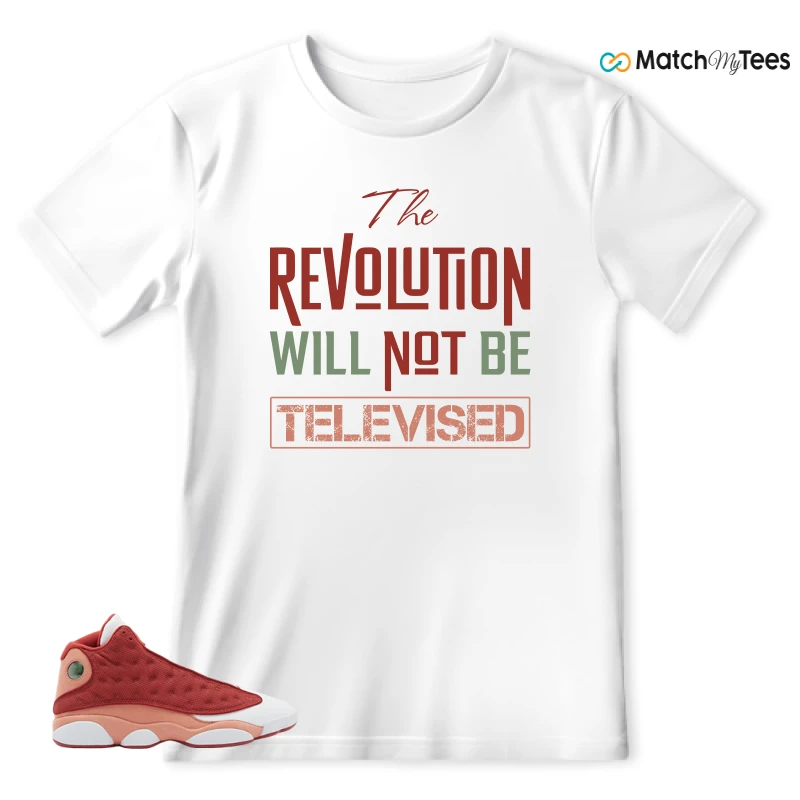 NIKE AIR JORDAN 13 DUNE RED SNEAKER Matching Tees t-shirt