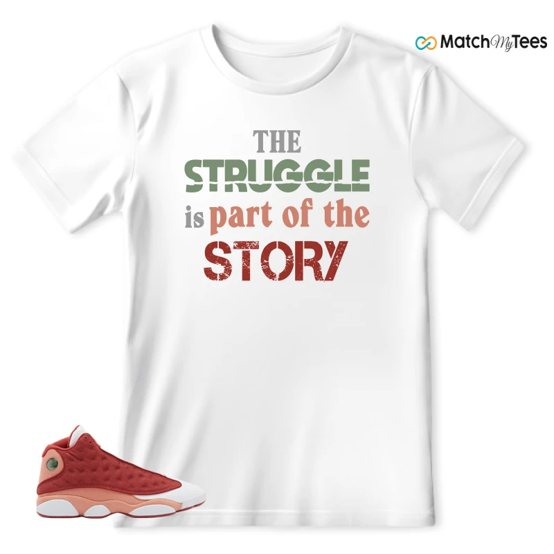 NIKE AIR JORDAN 13 DUNE RED SNEAKER Matching Tees t-shirt