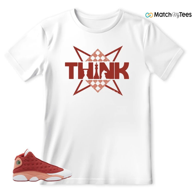NIKE AIR JORDAN 13 DUNE RED SNEAKER Matching Tees t-shirt