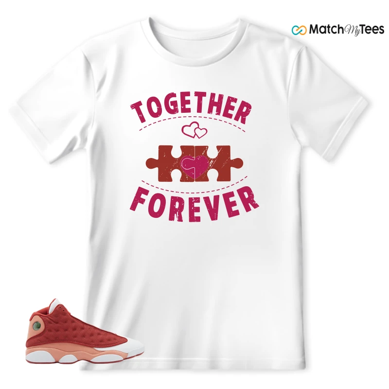 NIKE AIR JORDAN 13 DUNE RED SNEAKER Matching Tees t-shirt