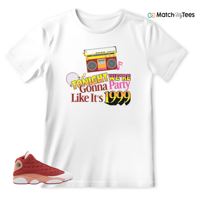 NIKE AIR JORDAN 13 DUNE RED SNEAKER Matching Tees t-shirt