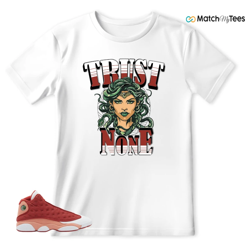 NIKE AIR JORDAN 13 DUNE RED SNEAKER Matching Tees t-shirt