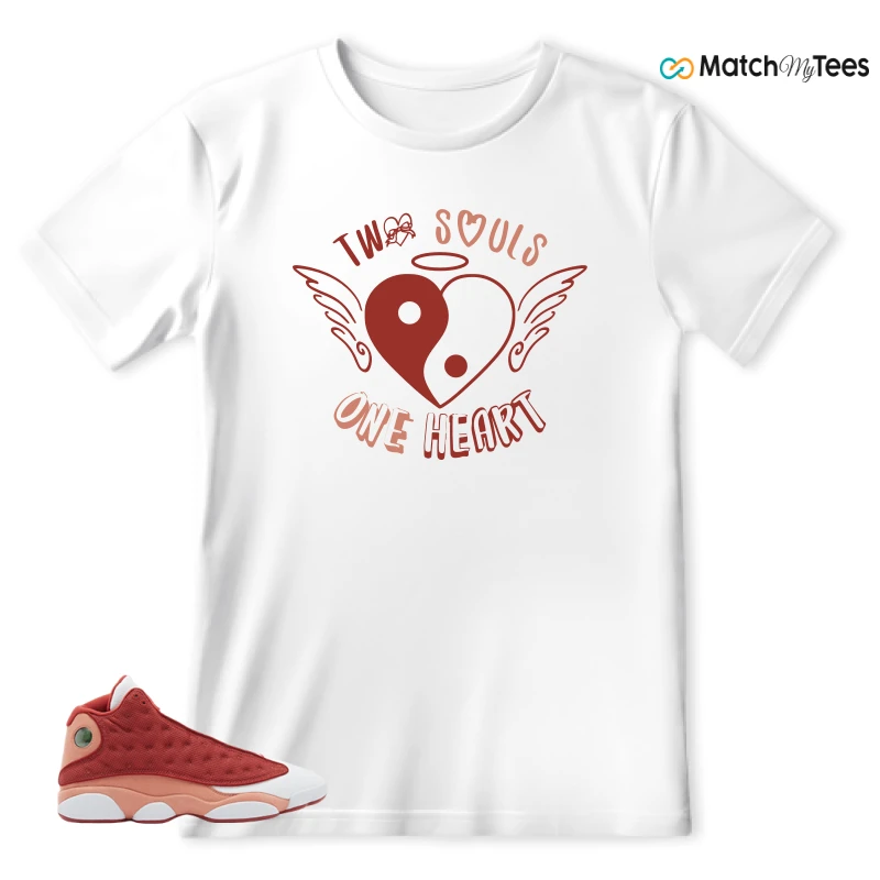 NIKE AIR JORDAN 13 DUNE RED SNEAKER Matching Tees t-shirt