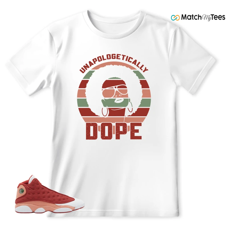 NIKE AIR JORDAN 13 DUNE RED SNEAKER Matching Tees t-shirt