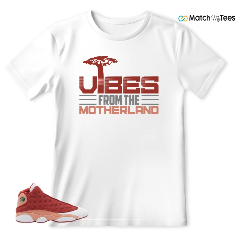 NIKE AIR JORDAN 13 DUNE RED SNEAKER Matching Tees t-shirt