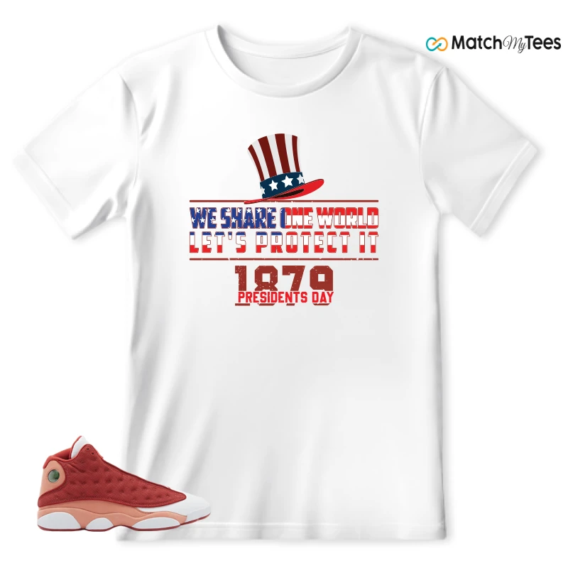 NIKE AIR JORDAN 13 DUNE RED SNEAKER Matching Tees t-shirt