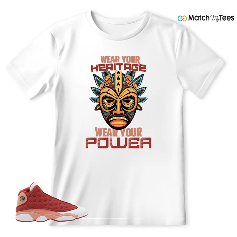 NIKE AIR JORDAN 13 DUNE RED SNEAKER Matching Tees t-shirt