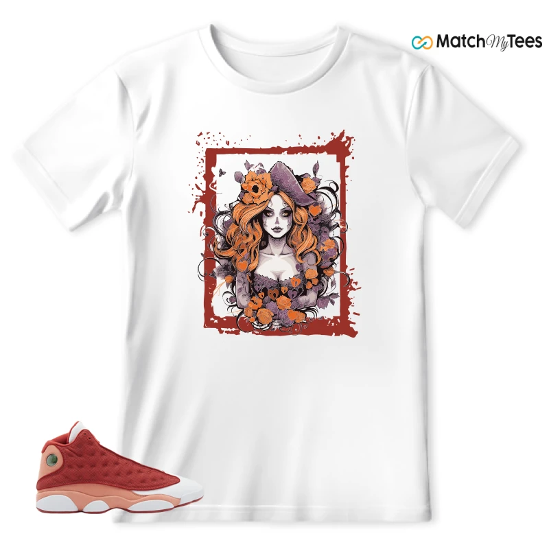 NIKE AIR JORDAN 13 DUNE RED SNEAKER Matching Tees t-shirt