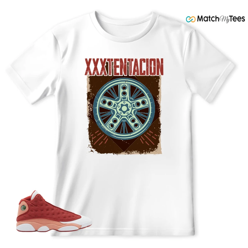 NIKE AIR JORDAN 13 DUNE RED SNEAKER Matching Tees t-shirt