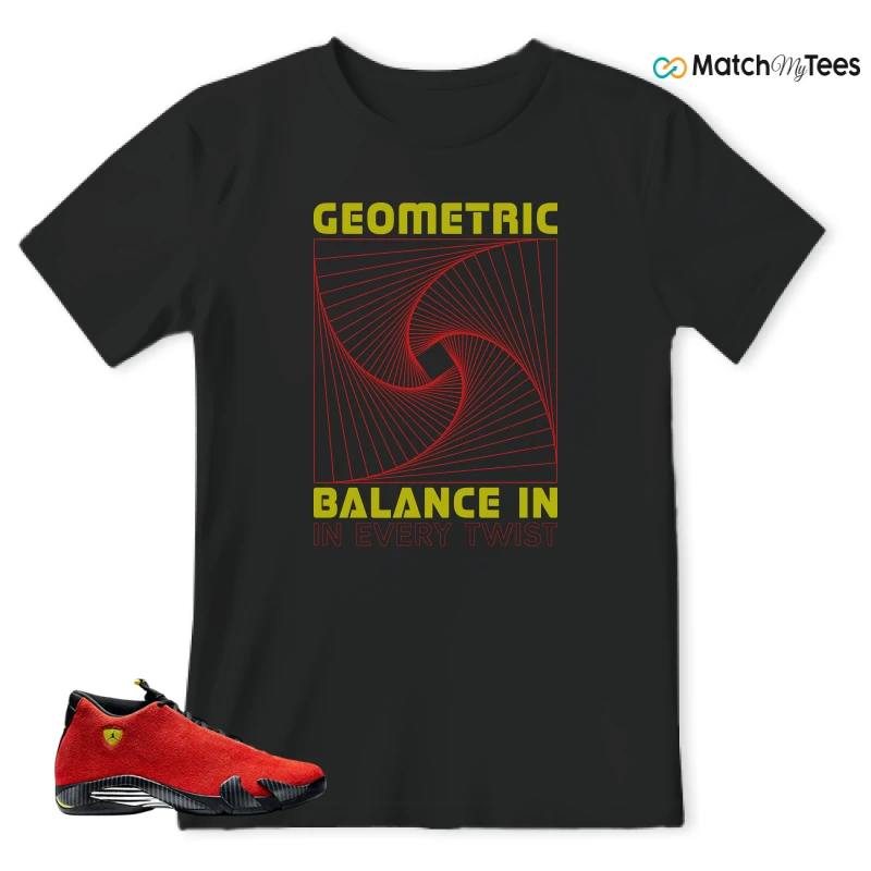 NIKE AIR JORDAN 14 FERRARI SNEAKER Matching Tees t-shirt