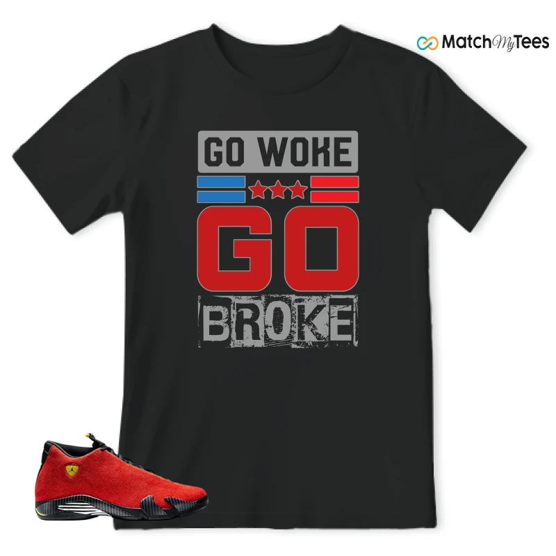 NIKE AIR JORDAN 14 FERRARI SNEAKER Matching Tees t-shirt