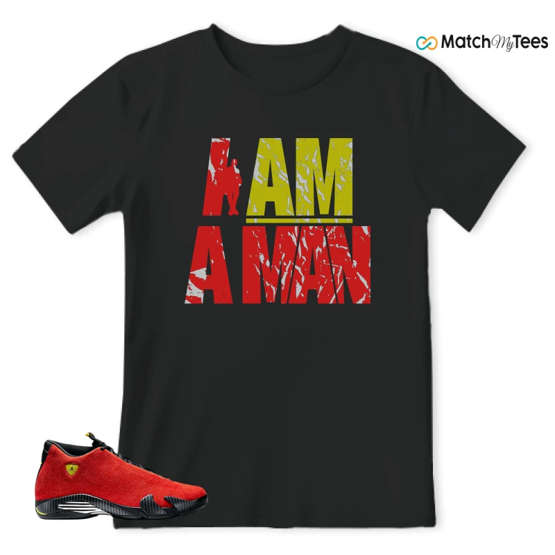 NIKE AIR JORDAN 14 FERRARI SNEAKER Matching Tees t-shirt