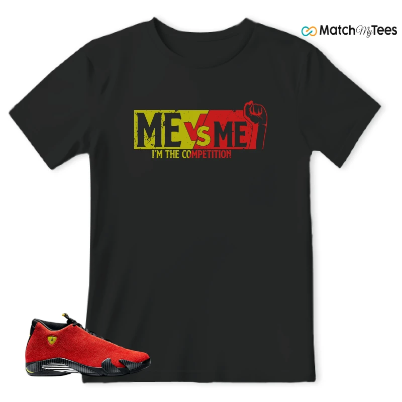 NIKE AIR JORDAN 14 FERRARI SNEAKER Matching Tees t-shirt