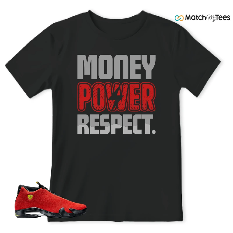 NIKE AIR JORDAN 14 FERRARI SNEAKER Matching Tees t-shirt