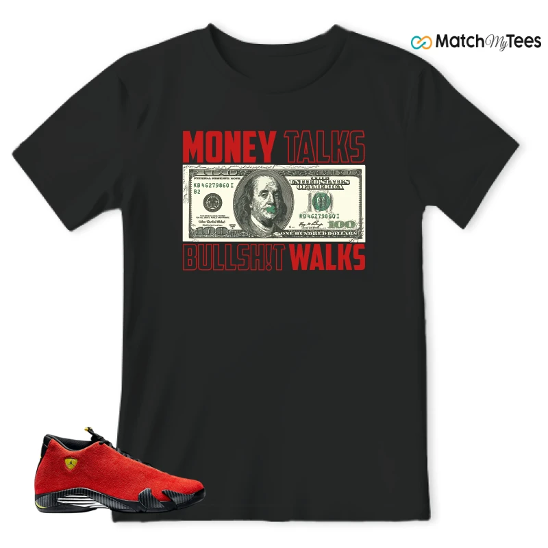 NIKE AIR JORDAN 14 FERRARI SNEAKER Matching Tees t-shirt