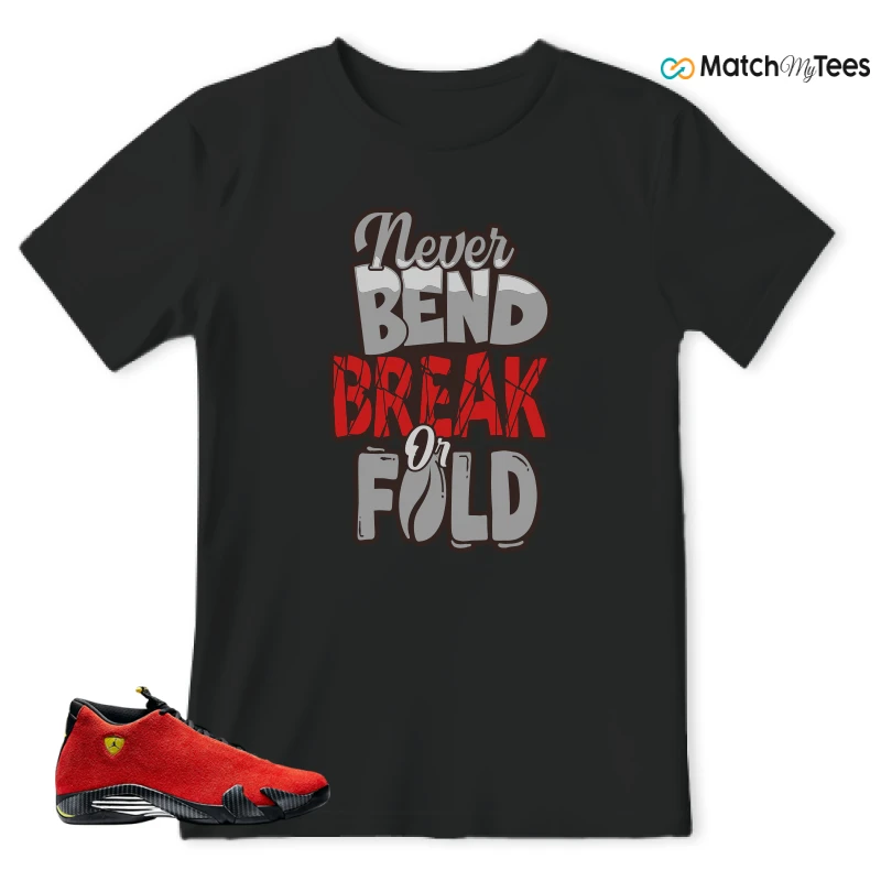 NIKE AIR JORDAN 14 FERRARI SNEAKER Matching Tees t-shirt