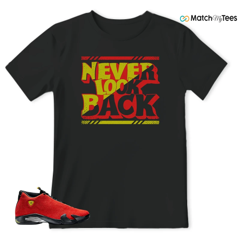 NIKE AIR JORDAN 14 FERRARI SNEAKER Matching Tees T-shirt for Men