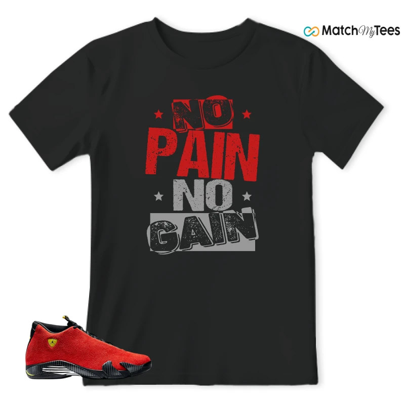 NIKE AIR JORDAN 14 FERRARI SNEAKER Matching Tees t-shirt