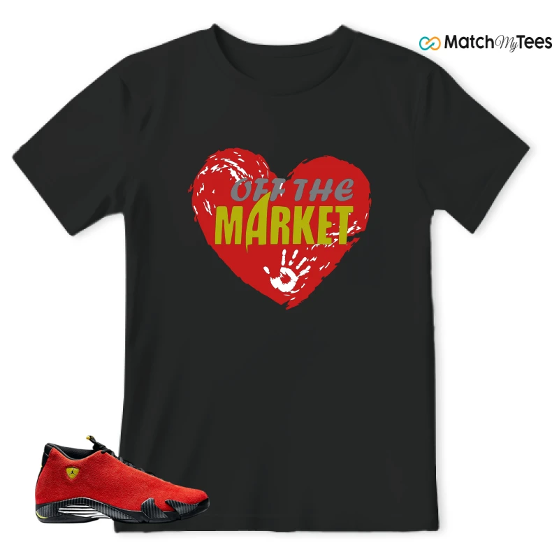 NIKE AIR JORDAN 14 FERRARI SNEAKER Matching Tees t-shirt