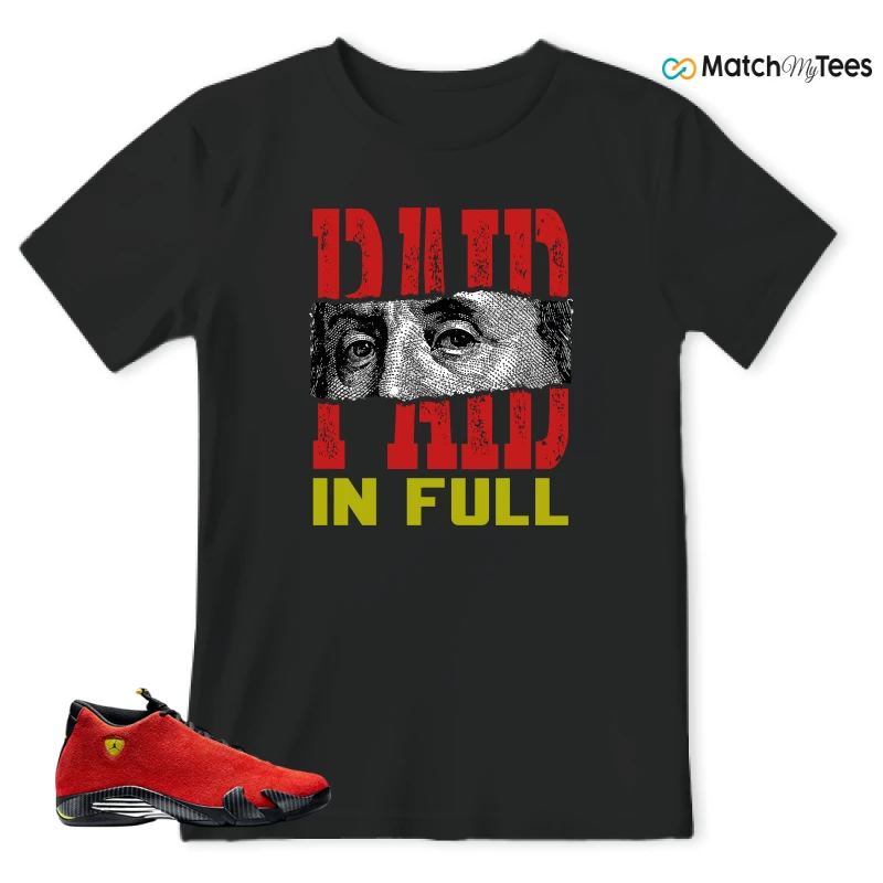 NIKE AIR JORDAN 14 FERRARI SNEAKER Matching Tees t-shirt