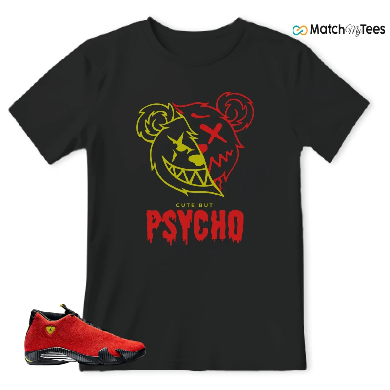 NIKE AIR JORDAN 14 FERRARI SNEAKER Matching Tees t-shirt